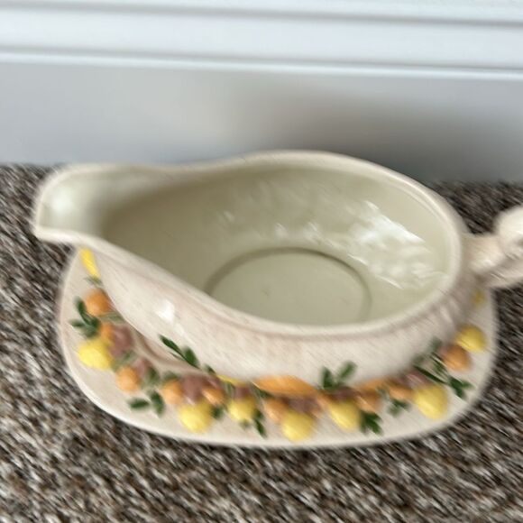 Vintage 1970s Arnels Mushroom Gravy Boat - Picture 3 of 9